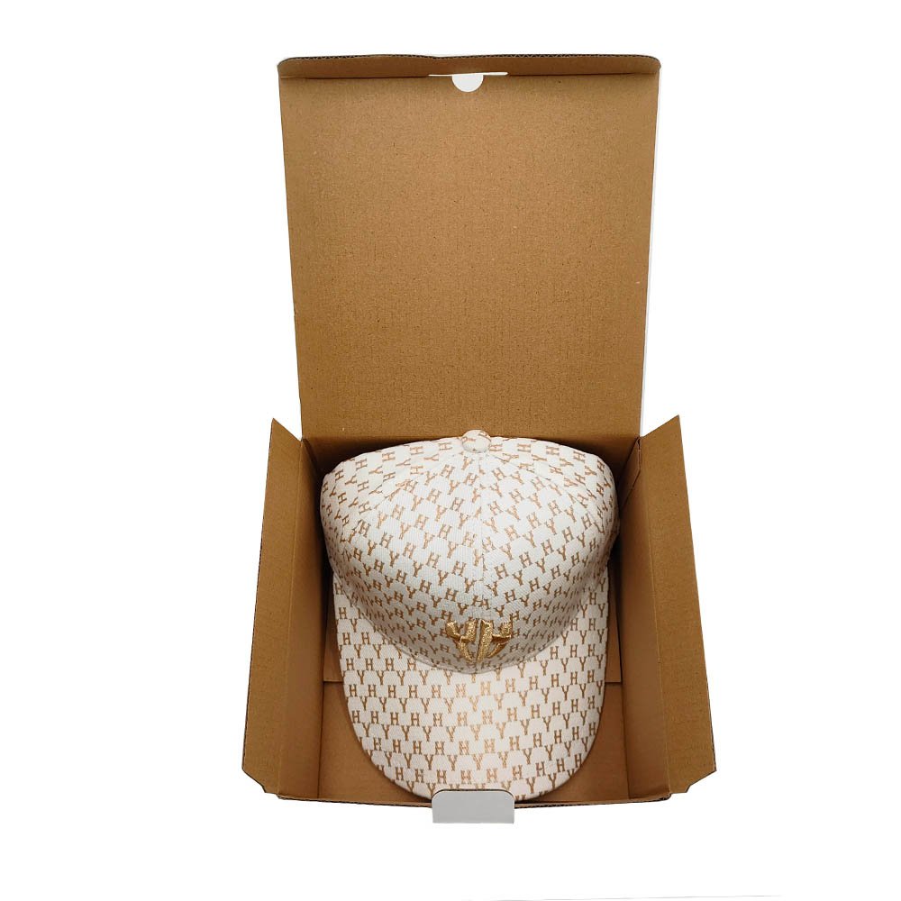 Hot Trending Custom Printing foldable Baseball Cap Packaging Box Cowboy Hat Gift Shipping Boxes Packaging Corrugated Paper Box