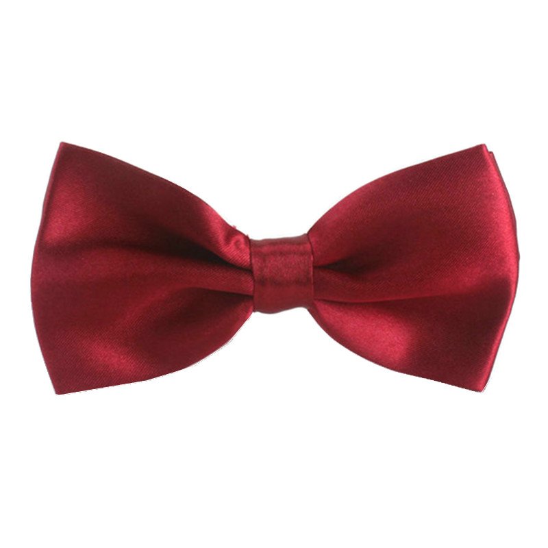 Polyester Bow Ties Women Neck Ties Solid Colors Bowtie Wedding Party Butterfly