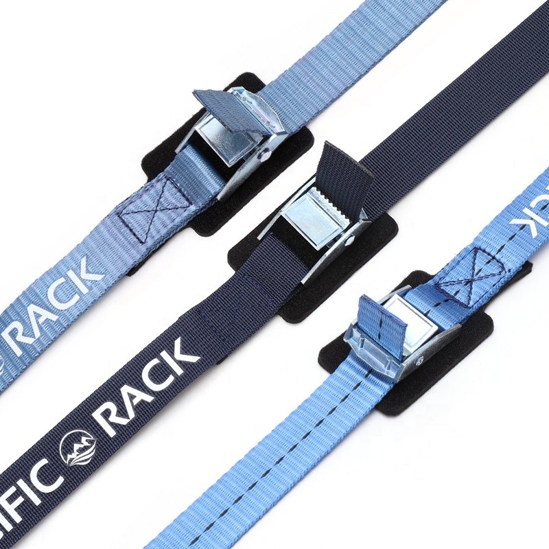 Custom logo cam buckle strap cargo lashing belt strap tie down strap for transport