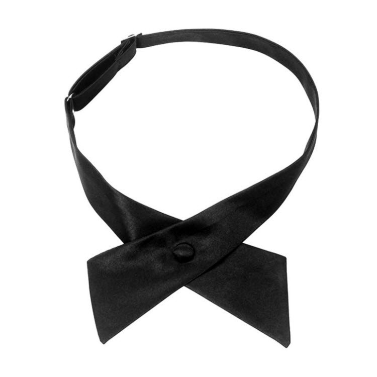 Plain Dyed Men Bow Ties Women Cross Bowties Party Favor Adjustable Bow Tie