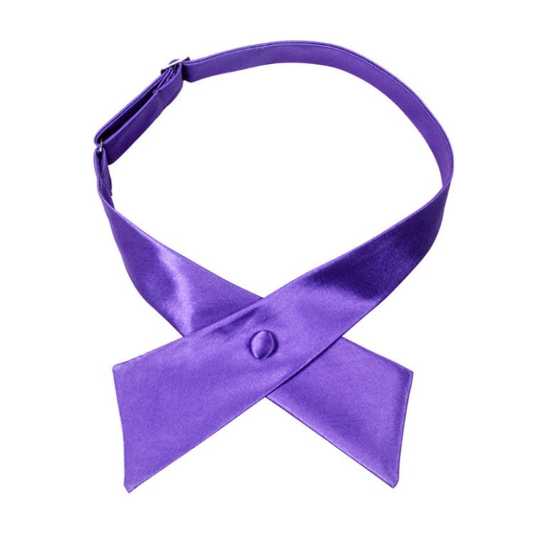 Plain Dyed Men Bow Ties Women Cross Bowties Party Favor Adjustable Bow Tie