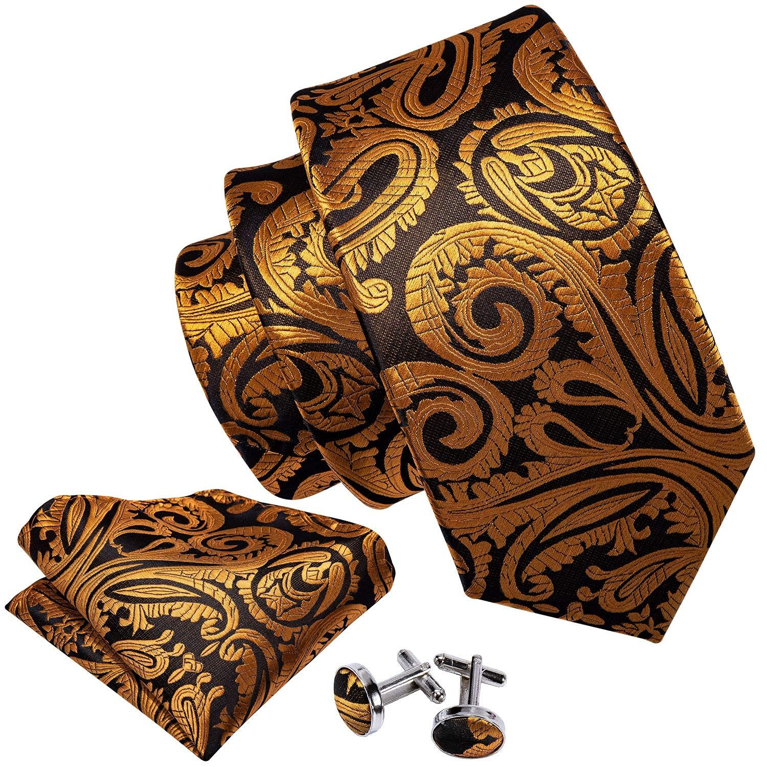 High Quality Pocket Square Woven Classic Handkerchief Set With Buttons Floral Polyester Ties Wedding Party Men Ties
