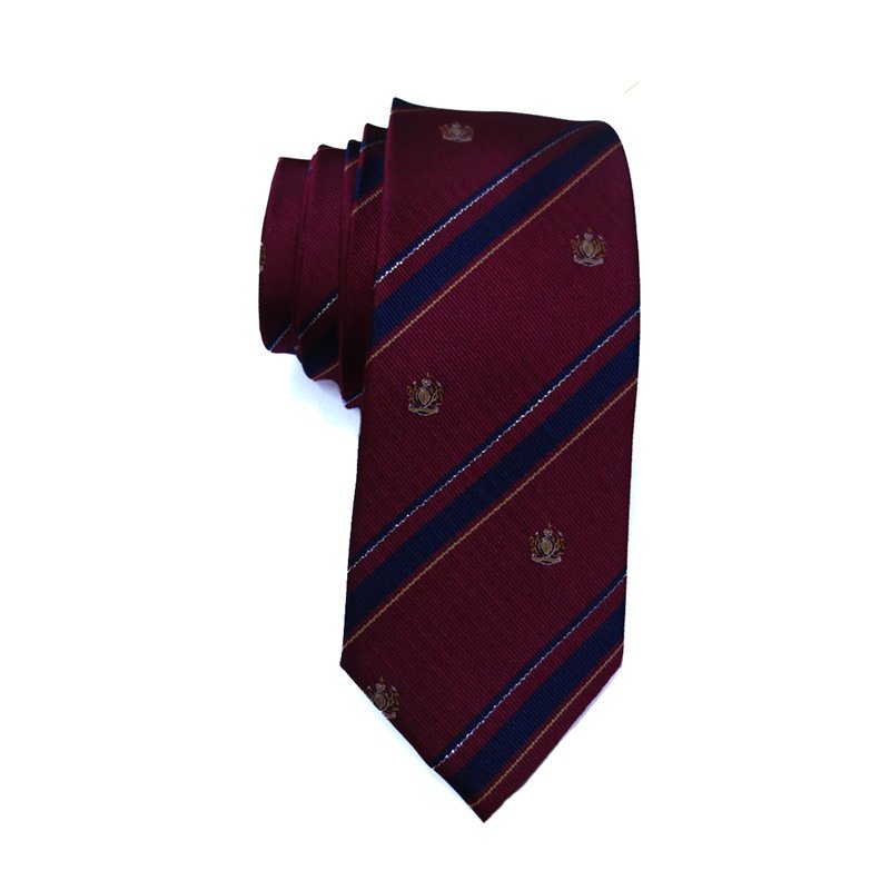guangzhou natural rolled spider silk tie seven fold