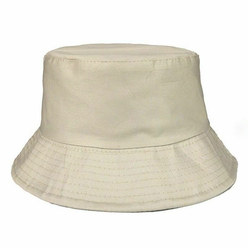 High Quality Bucket Hat Adults Unisex Summer Winter Fishing Beach Festival Sun 100% Cotton CUSTOMIZED