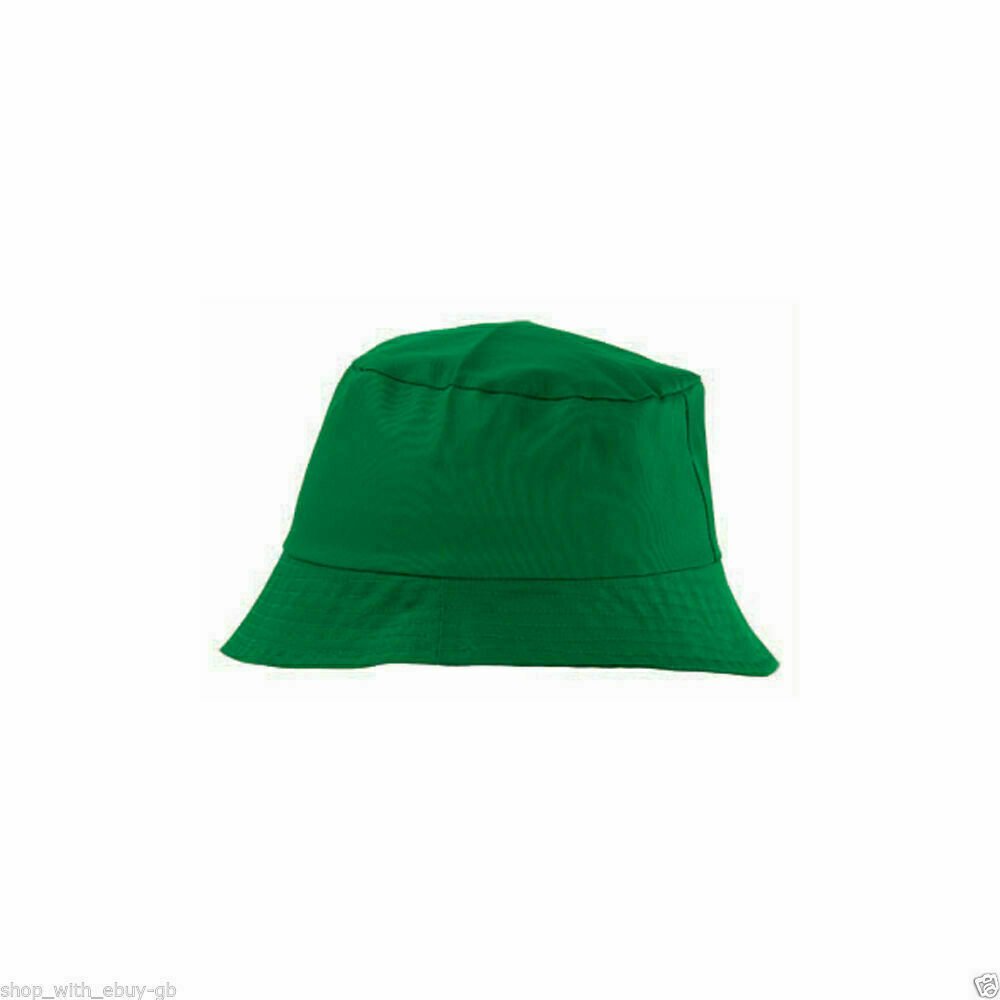 High Quality Bucket Hat Adults Unisex Summer Winter Fishing Beach Festival Sun 100% Cotton CUSTOMIZED