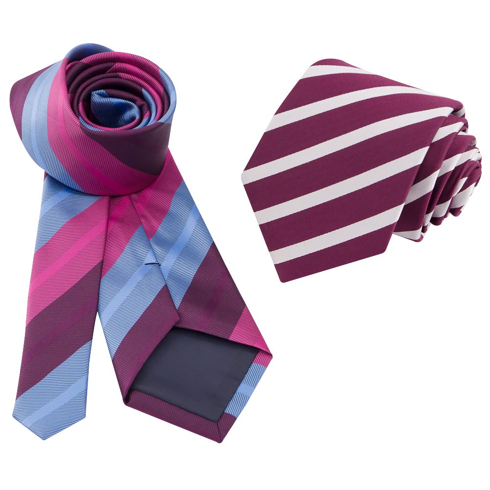 Manxiang Handmade Striped Microfiber Polyester Men's Wholesale Cheap Necktie
