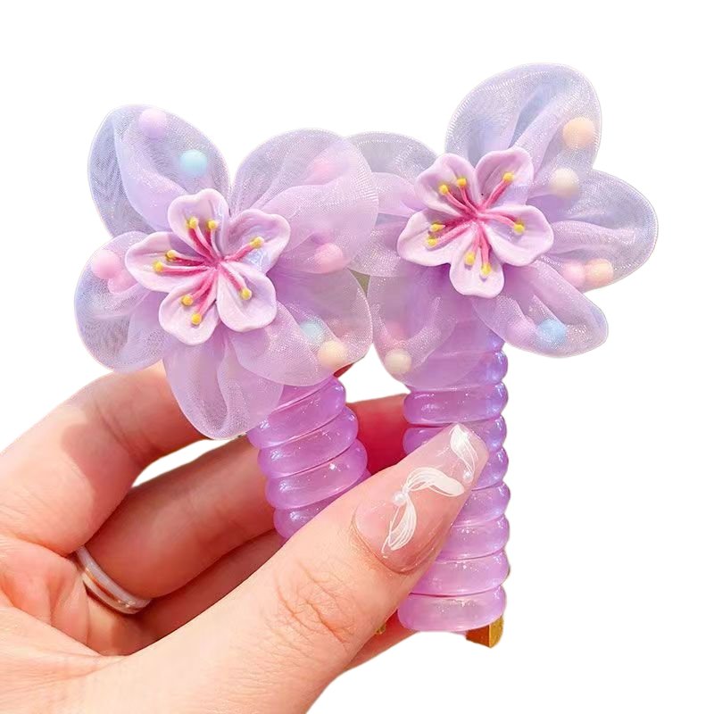 Fashion New Arrivals Korean style bundled hair phone line hair loop elasticity headband band ponytail durable Hair accessories