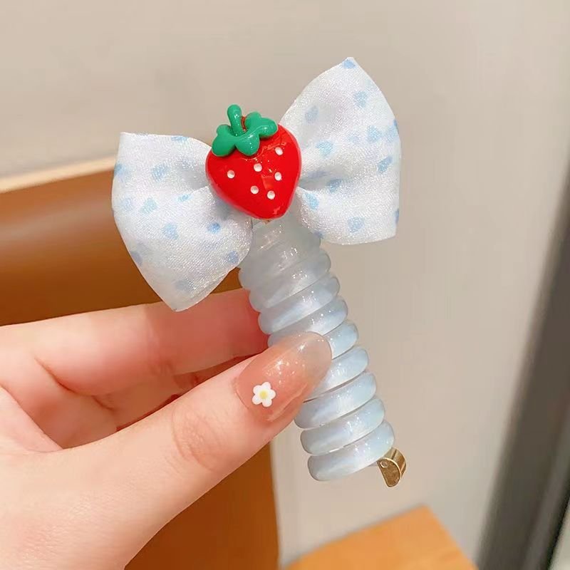 Fashion New Arrivals Korean style bundled hair phone line hair loop elasticity headband band ponytail durable Hair accessories