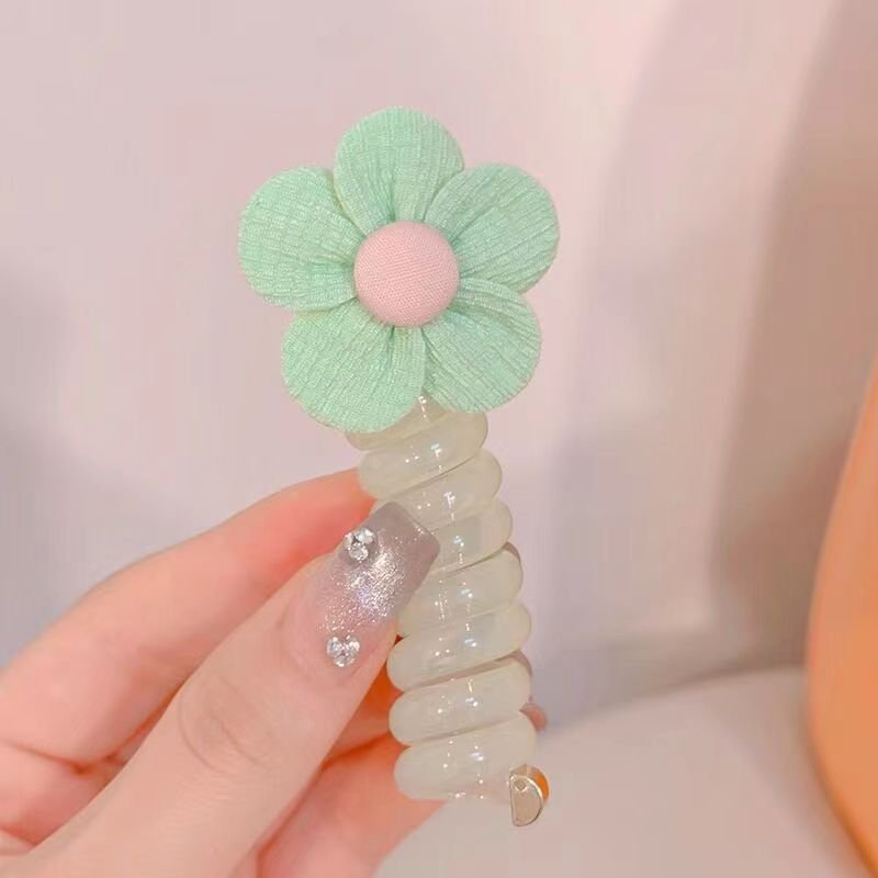 Fashion New Arrivals Korean style bundled hair phone line hair loop elasticity headband band ponytail durable Hair accessories