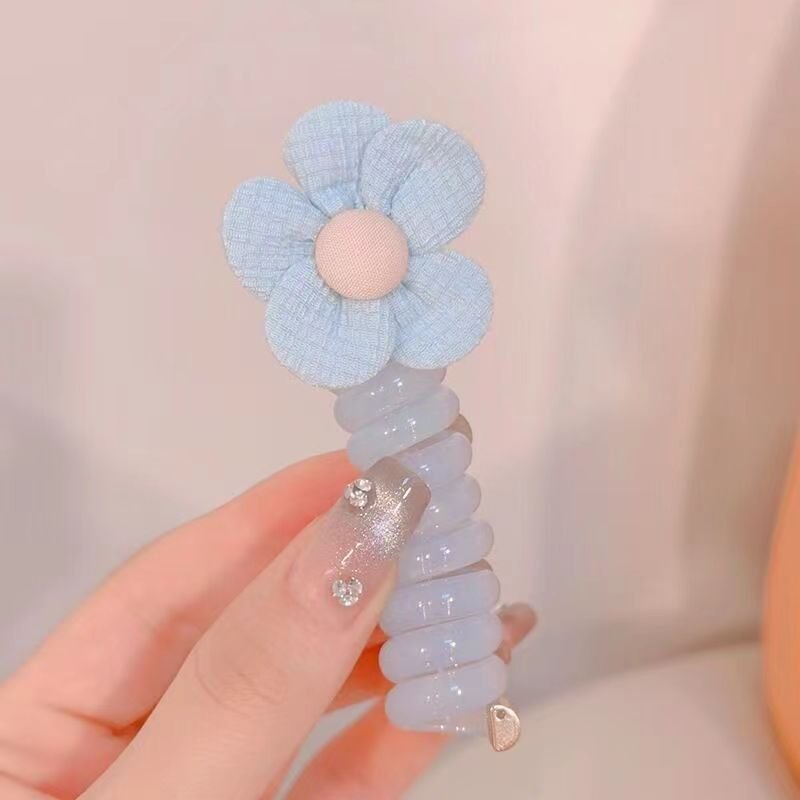 Fashion New Arrivals Korean style bundled hair phone line hair loop elasticity headband band ponytail durable Hair accessories