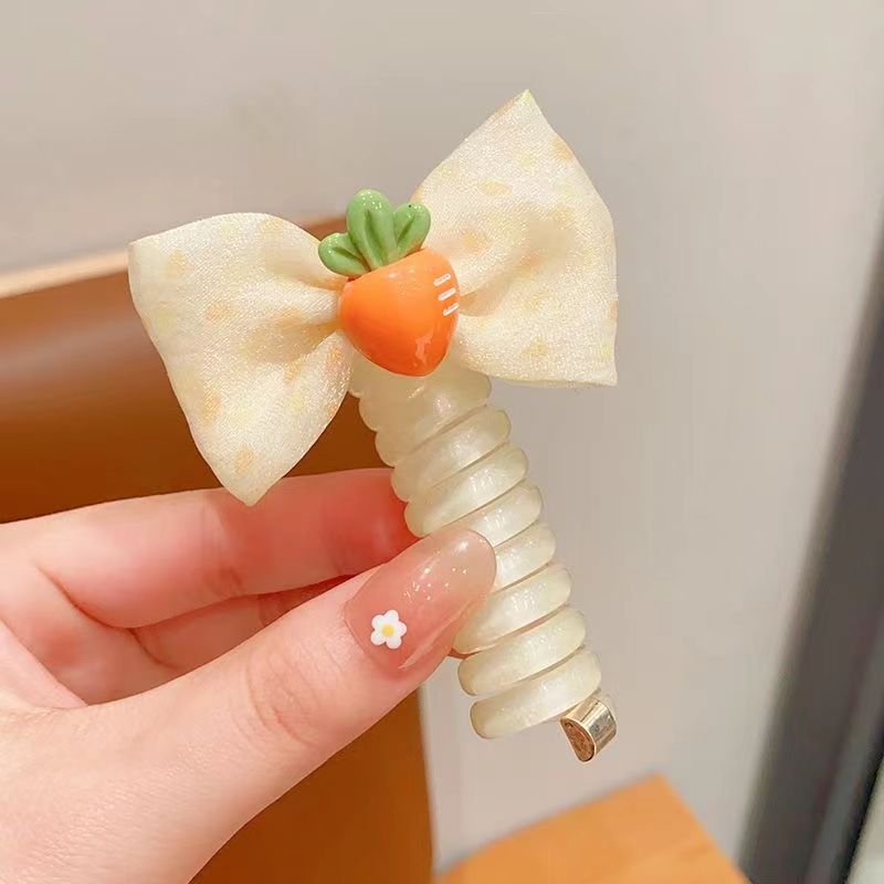 Fashion New Arrivals Korean style bundled hair phone line hair loop elasticity headband band ponytail durable Hair accessories