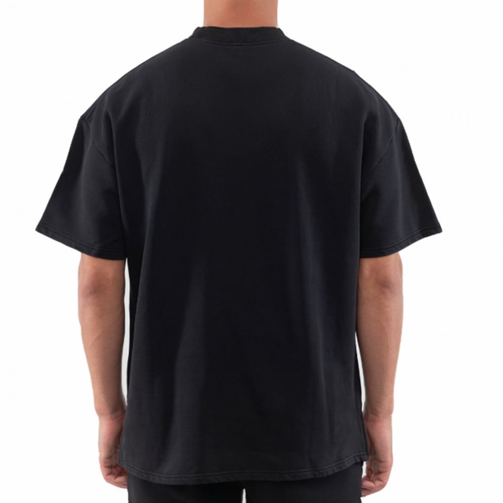 High Quality Heavyweight T-shirt DTG Puff Print Streetwear Boxy 300 GSM 100% Cotton Tee 250gsm Oversized Tshirts Custom T Shirt