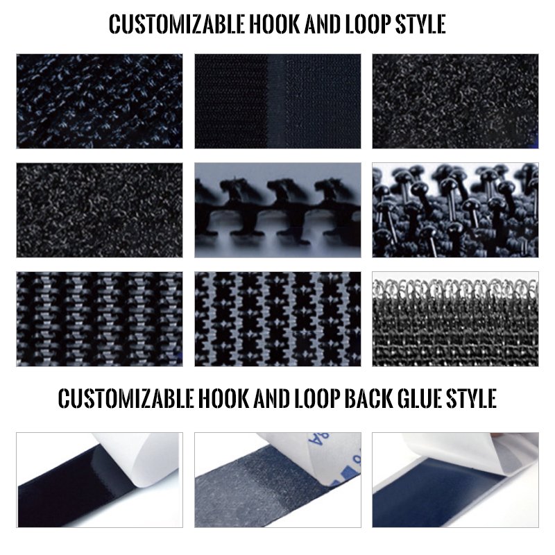 Top Quality Self Locking Flexible Fabric Wire Management Luggage Ski Hook And Loop Buckle Cable Tie Velcroes Strap