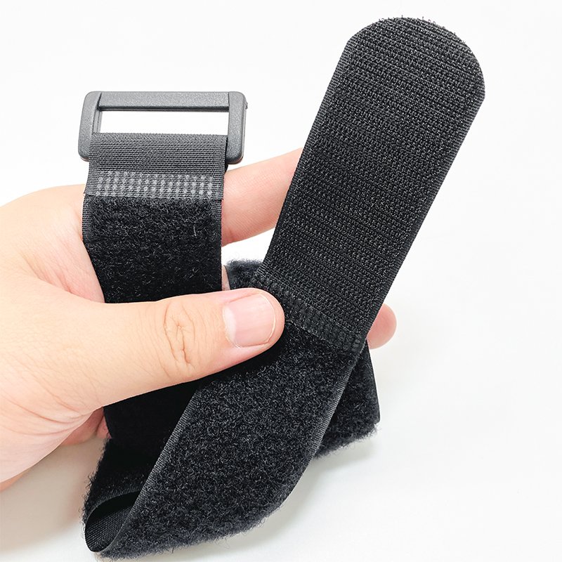 Top Quality Self Locking Flexible Fabric Wire Management Luggage Ski Hook And Loop Buckle Cable Tie Velcroes Strap