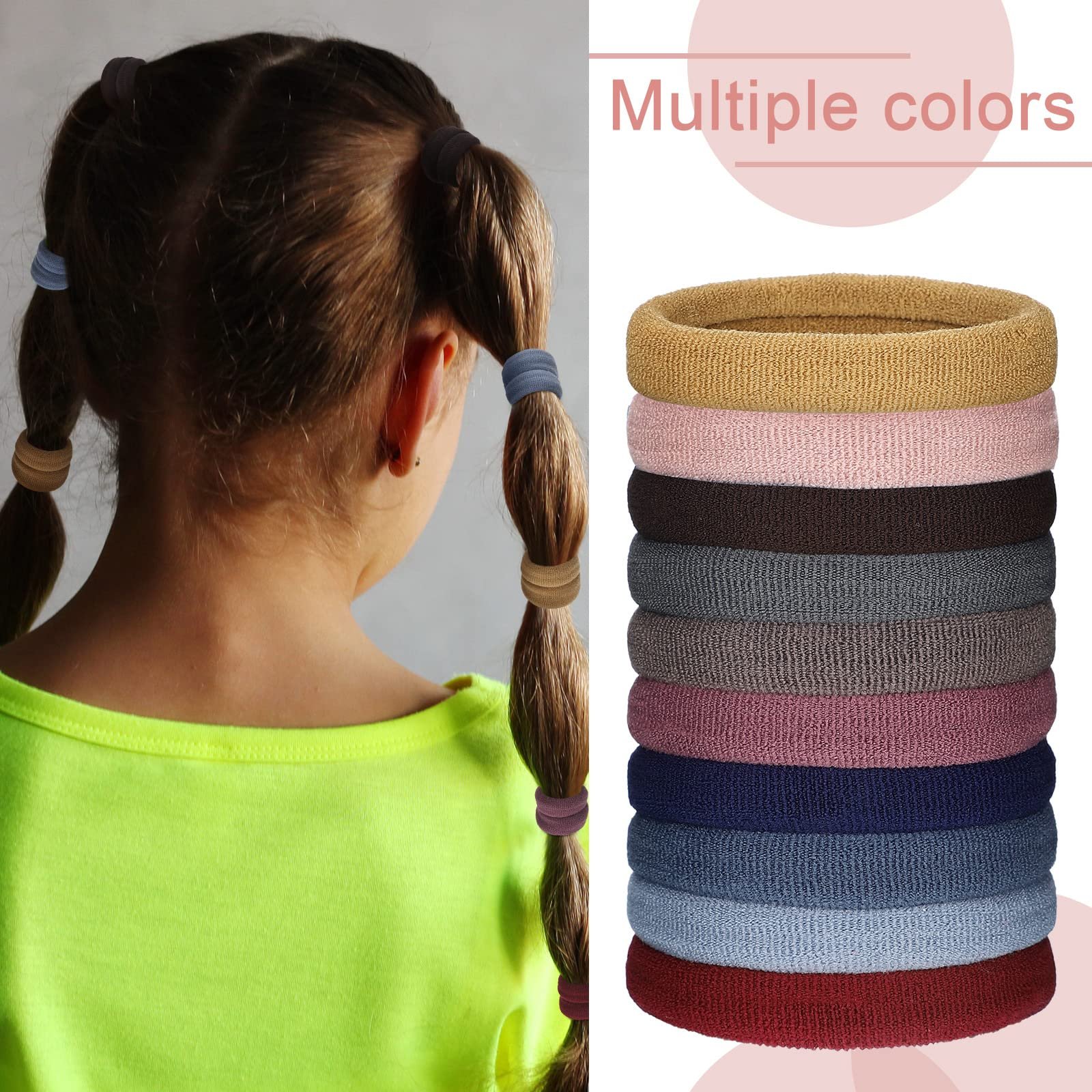 Hair Scrunchies Silk Ties Satin Elastic Hair Bands for Women Girls Hair Accessories Gift
