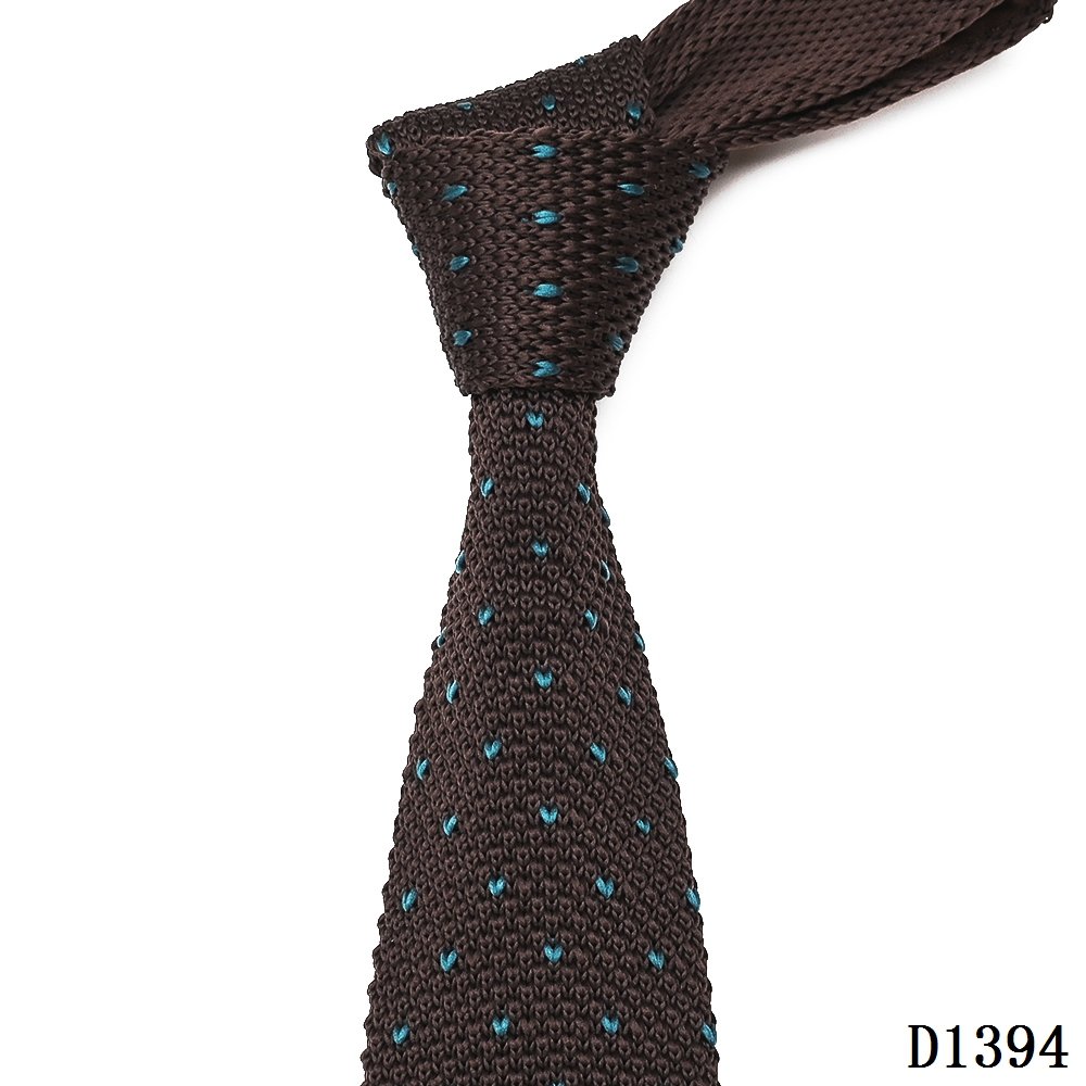 Yili China Factory Supplier Custom Made Men Slim Seamless Polyester Knitted Ties Men
