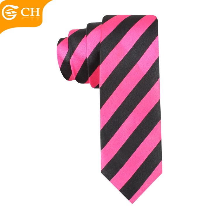 OEM Latest Designer Unisex Uniform Polyester Neckties jacquard Woven Import Personalized Striped Custom Tie