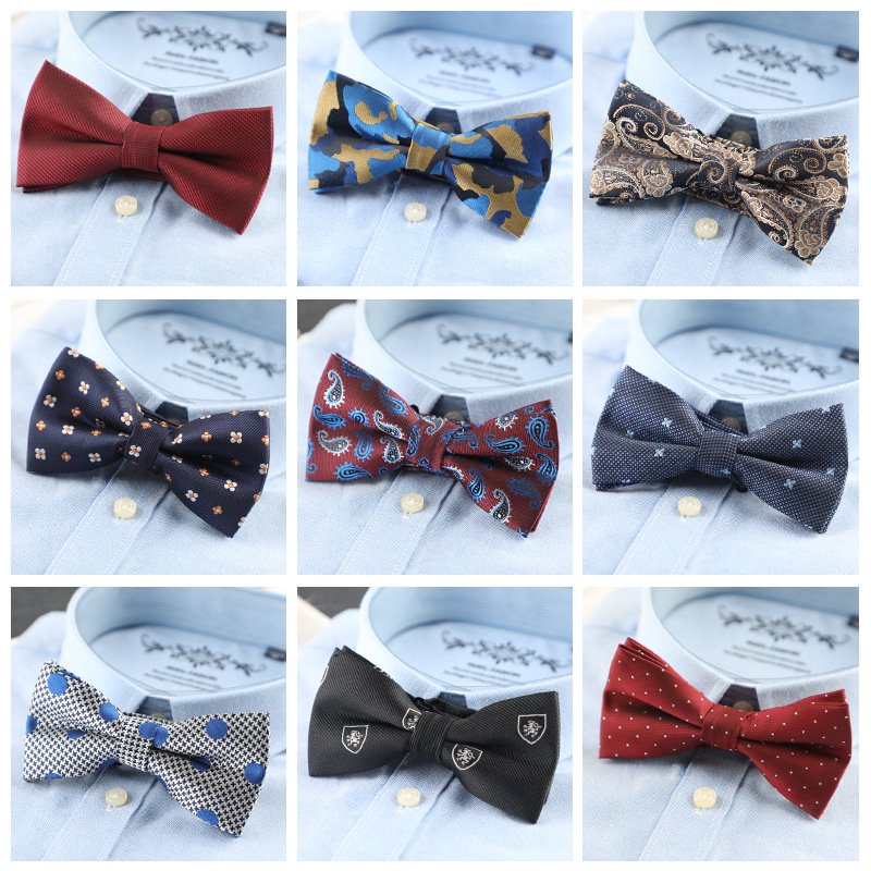 mens classic formal tuxedo party wedding bowtie adjustable length polyester bow tie