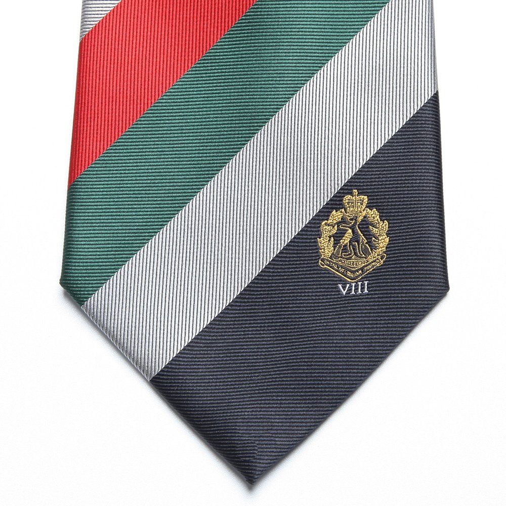 Men's high density microfiber custom neck ties luxury embroidered logo precise and clear necktie for men