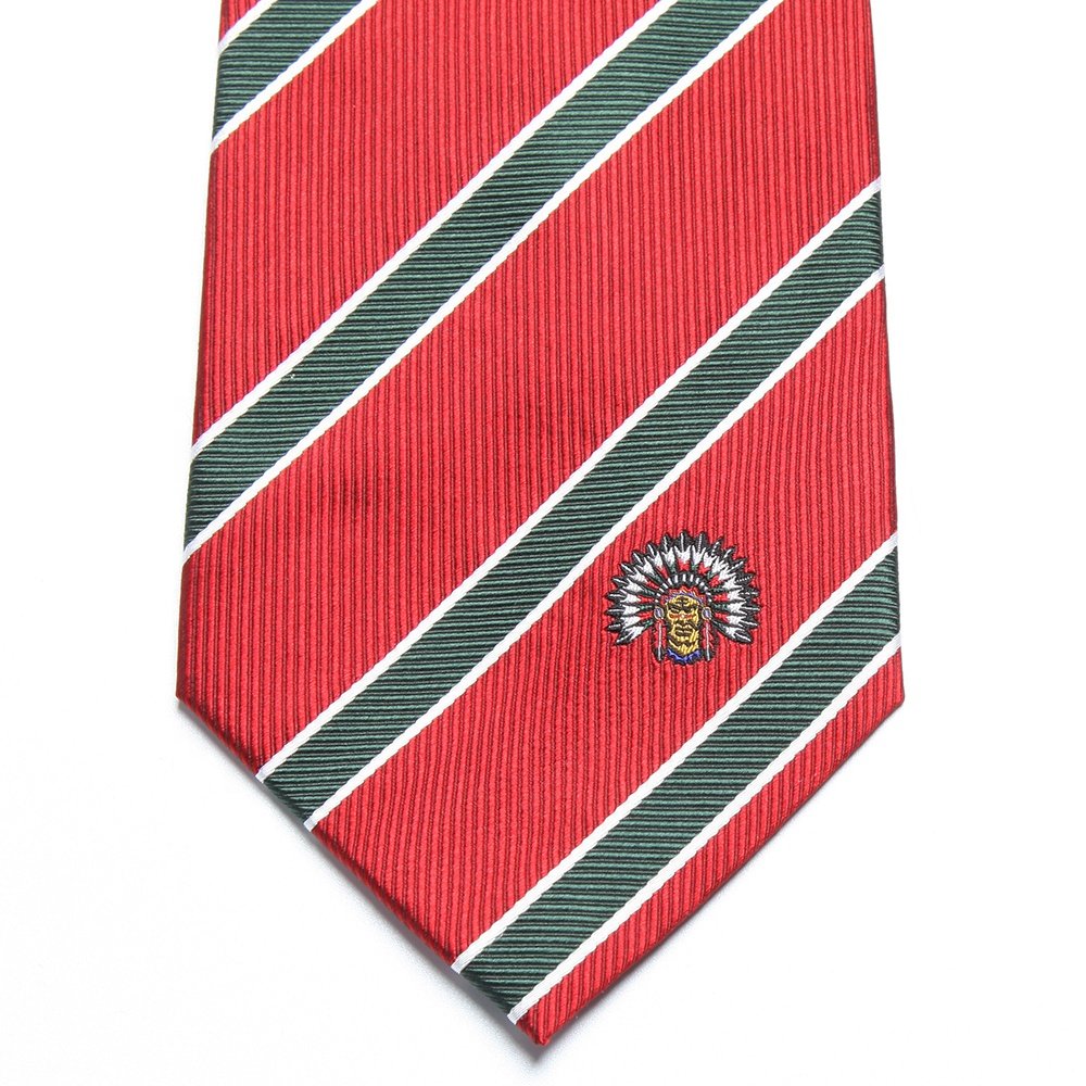 Men's high density microfiber custom neck ties luxury embroidered logo precise and clear necktie for men
