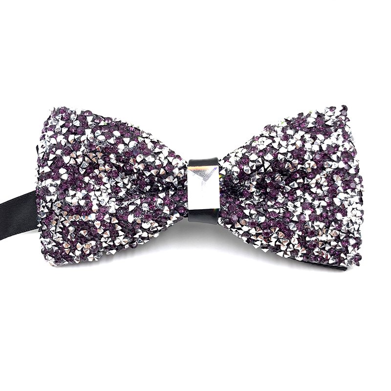 Luxury Diamond Crystal Gem Bowties Men Fashion Wedding Party gravatas Neckwear Banquet Male Bow Tie Suit Accessories