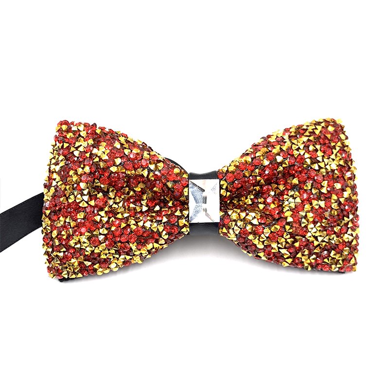 Luxury Diamond Crystal Gem Bowties Men Fashion Wedding Party gravatas Neckwear Banquet Male Bow Tie Suit Accessories