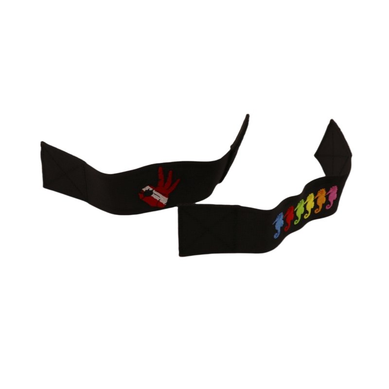 Embroidered Fabric Velcroes Straps Wrist Straps Custom Sports Armband Wrist Ankle Leg Embroidered Armband Straps