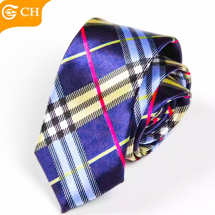 OEM Chinese Import Brand Latest Designer Uniform Neckties Casual Chic Custom Woven Striped Polyester Gift Set Tie