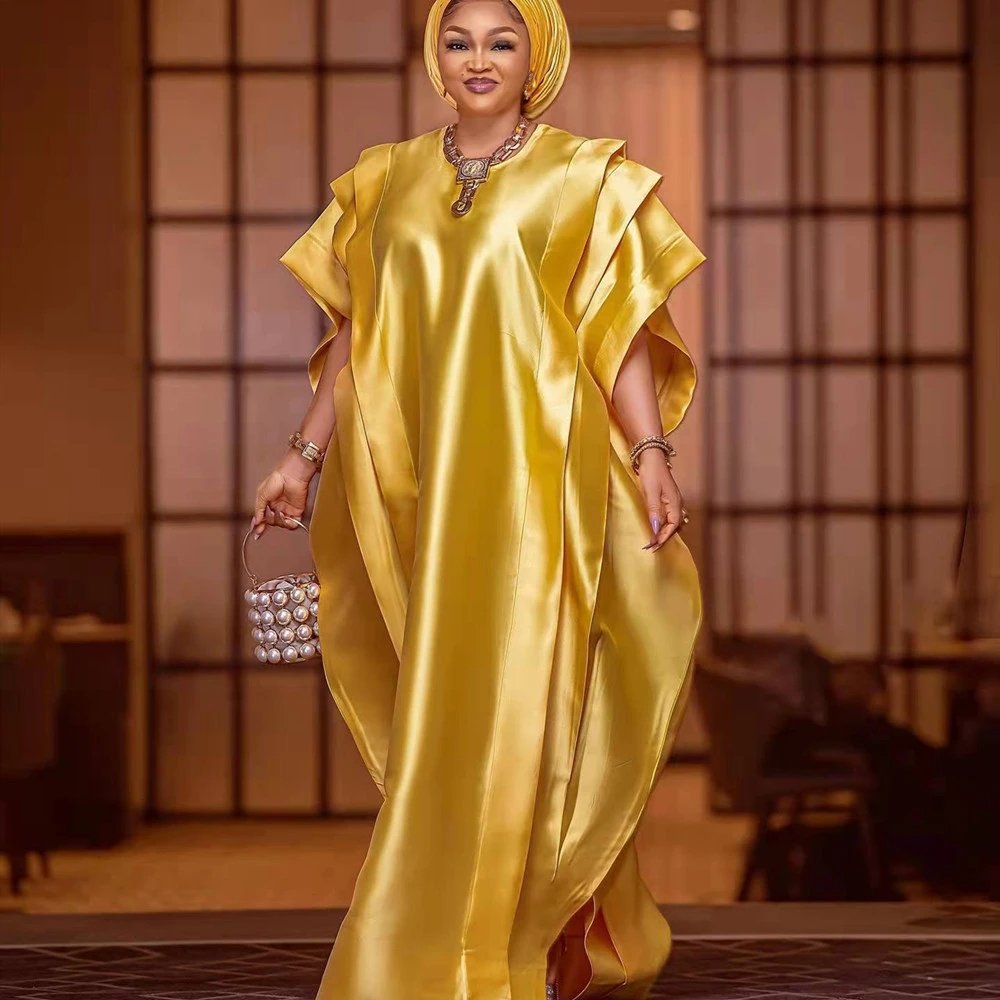 Kaftan African Boubou Dresses for Women 2023 Traditional Loose Abaya Dubai Muslim Nigeria Clothes Robe Africaine Femme
