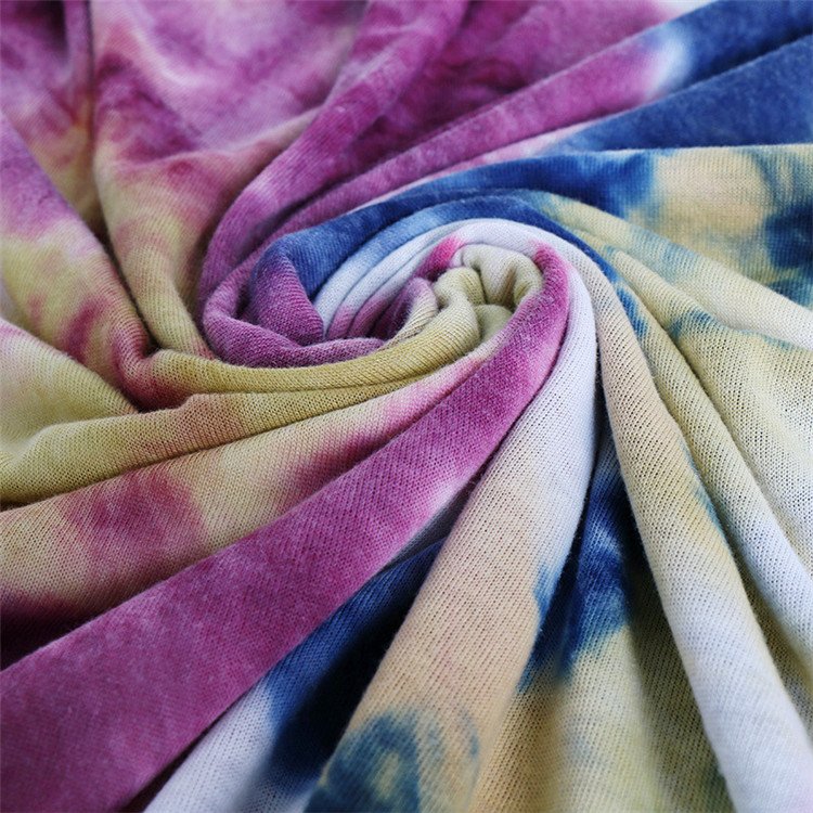 New style Latest Stylish Islamic Muslim Women Lady Scarves custom modal jersey tie dye stretch hijab scarf