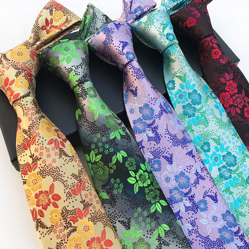 3.15 inch Plaid Pattern Necktie fashion Pattern Paisley Tie Wedding Jacquard High Quality Ties for Men