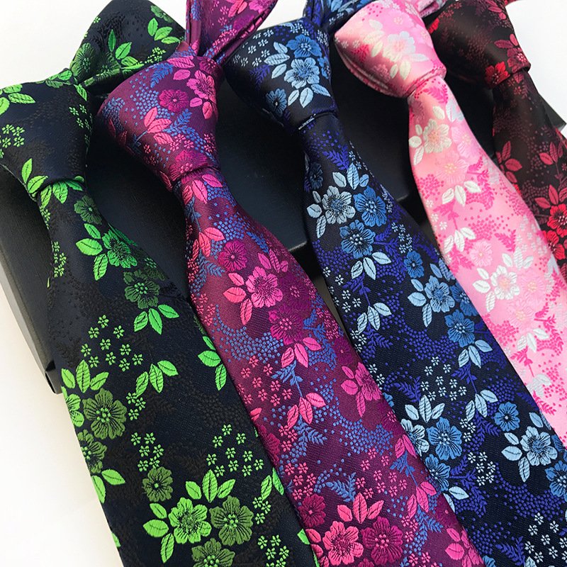 3.15 inch Plaid Pattern Necktie fashion Pattern Paisley Tie Wedding Jacquard High Quality Ties for Men
