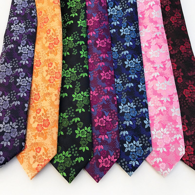 3.15 inch Plaid Pattern Necktie fashion Pattern Paisley Tie Wedding Jacquard High Quality Ties for Men