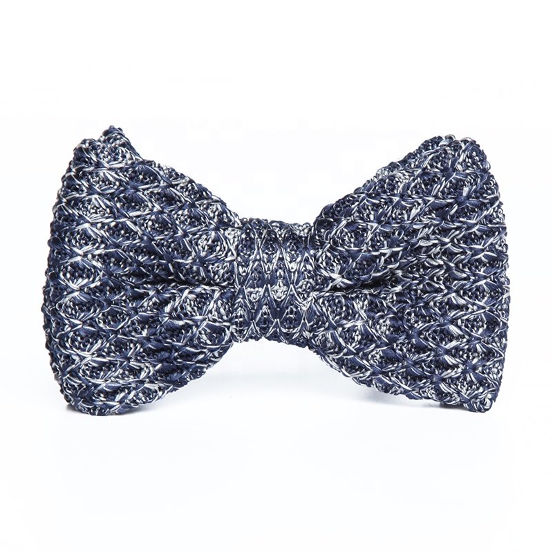 New design luxury wedding super quality adult nice colorful brown gold turquoise pre-tied knitted knit mens bow ties for men
