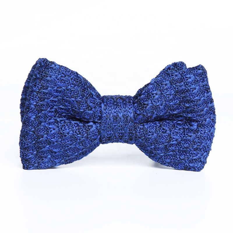 New design luxury wedding super quality adult nice colorful brown gold turquoise pre-tied knitted knit mens bow ties for men