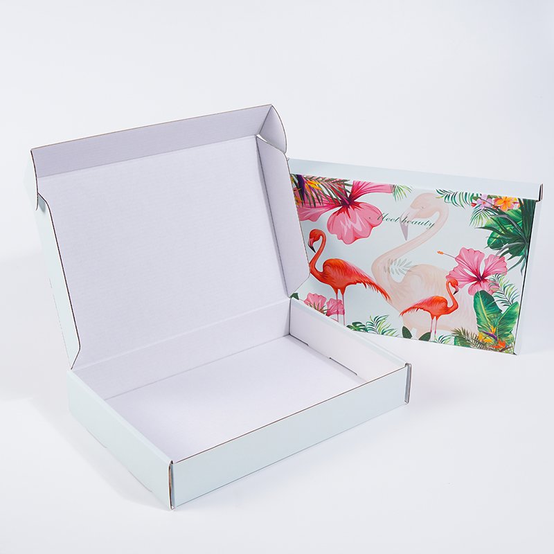 Recyclable Custom Printed Folding Cosmetic Packing Postal Box Custom Packaging Mailer Shipping Corrugated Cardboard Paper Boxes