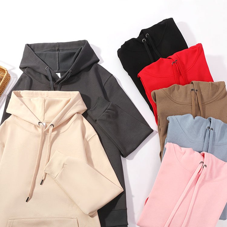 Wholesale Embroidery High Quality Cotton Blank Plain Heavyweight Oversized Hoodies Unisex Custom Logo Plus Size Men's Hoodies