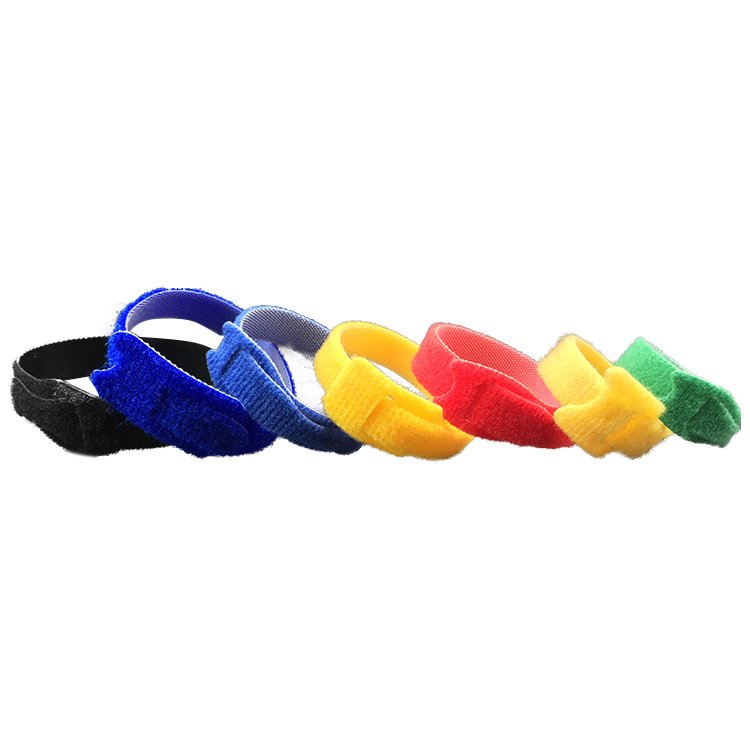 2024 Reusable back to back cable tie, customized logo hook and loop strap band