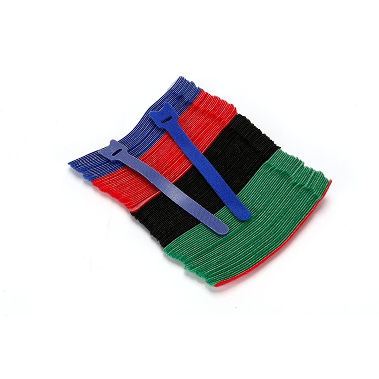 2024 Reusable back to back cable tie, customized logo hook and loop strap band