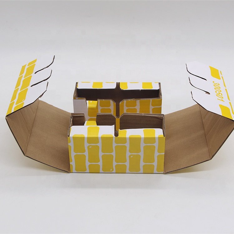 Custom Printing Logo Creative Design Biodegradable Thickening Hardening Corrugated Paper Packing Folding Gift Box