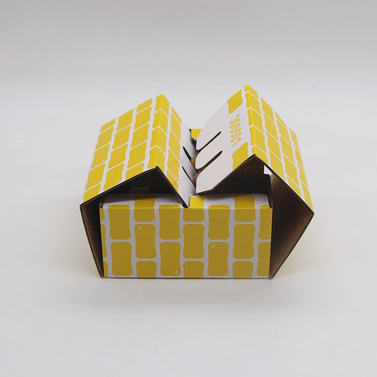 Custom Printing Logo Creative Design Biodegradable Thickening Hardening Corrugated Paper Packing Folding Gift Box