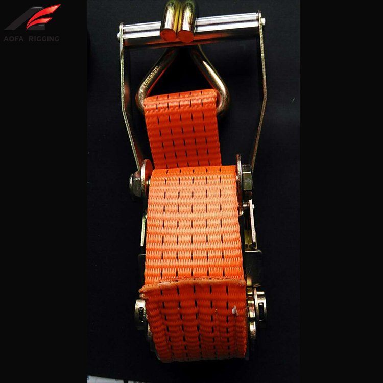 hot sale Heavy Duty 2.5t 5t cargo lashing rachet tie down strap for car transportation