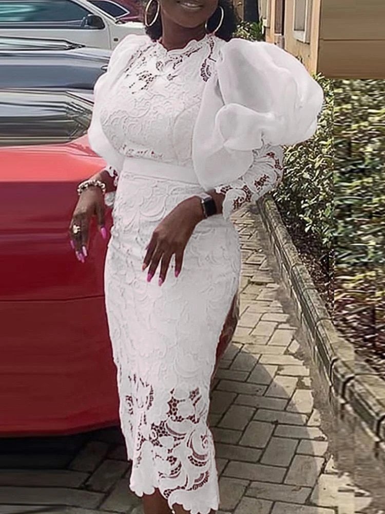 Elegant African Lace Dresses for Women Plus Size Bodycon Sexy Maxi Dress Dashiki Ankara Wedding Party Gown Outfits 2023 New Robe
