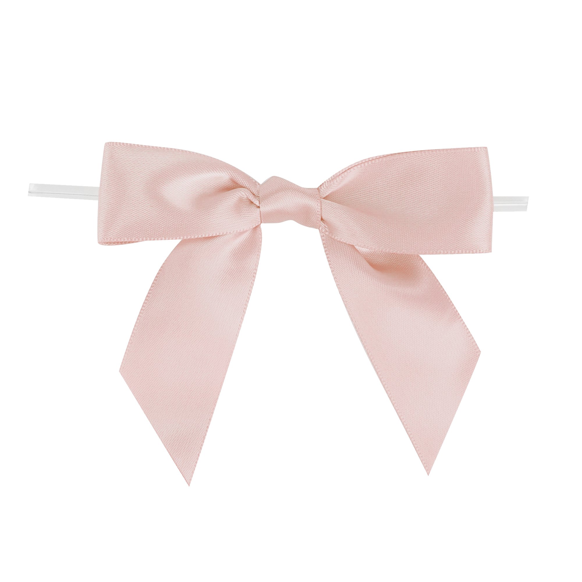 Midi Custom Twist Tie Pre Made Satin Ribbon Bows For Crafts Tying Up Gift Wrapping Cookie Bake Cake Wedding Decorating Bows