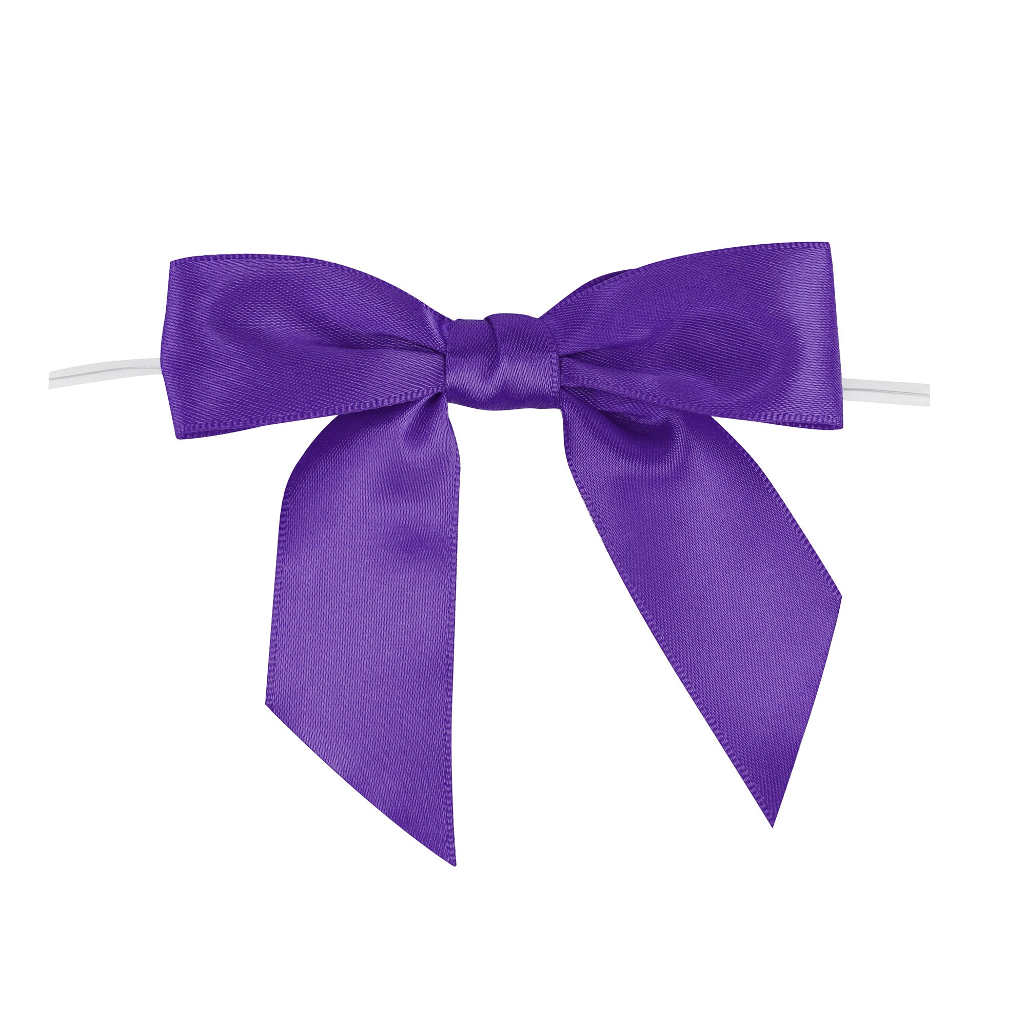 Midi Custom Twist Tie Pre Made Satin Ribbon Bows For Crafts Tying Up Gift Wrapping Cookie Bake Cake Wedding Decorating Bows