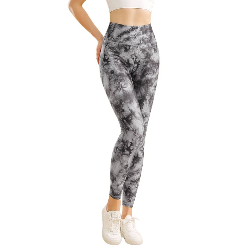 2024 New Spring Tie Dye Yoga Leggings Sports Butt Lift Tight Yoga Pants Fitness Comfortable Breathable Leggings For Women