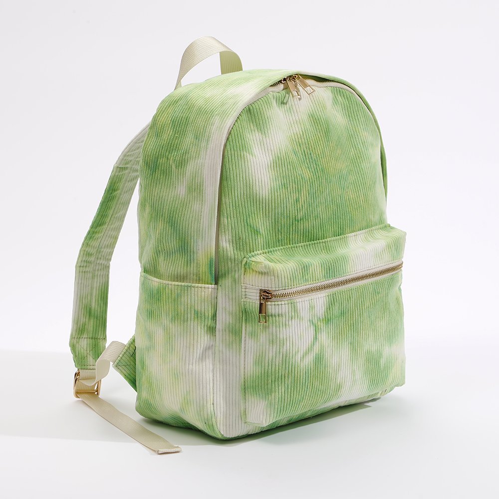 Keymay New Design Women Student Mommy Baby Diaper Bike Toy Bag Laptop Tie Dye Double Shoulder Strap Women Backpack