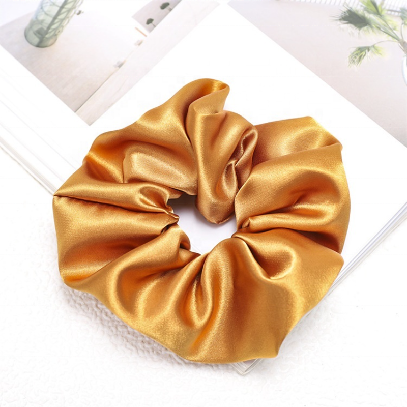 Fashion Ponytail Holder Elastic Hair Bands Korean High Quality Silk Hair Tie Satin Hair Scrunchies For Women Girls