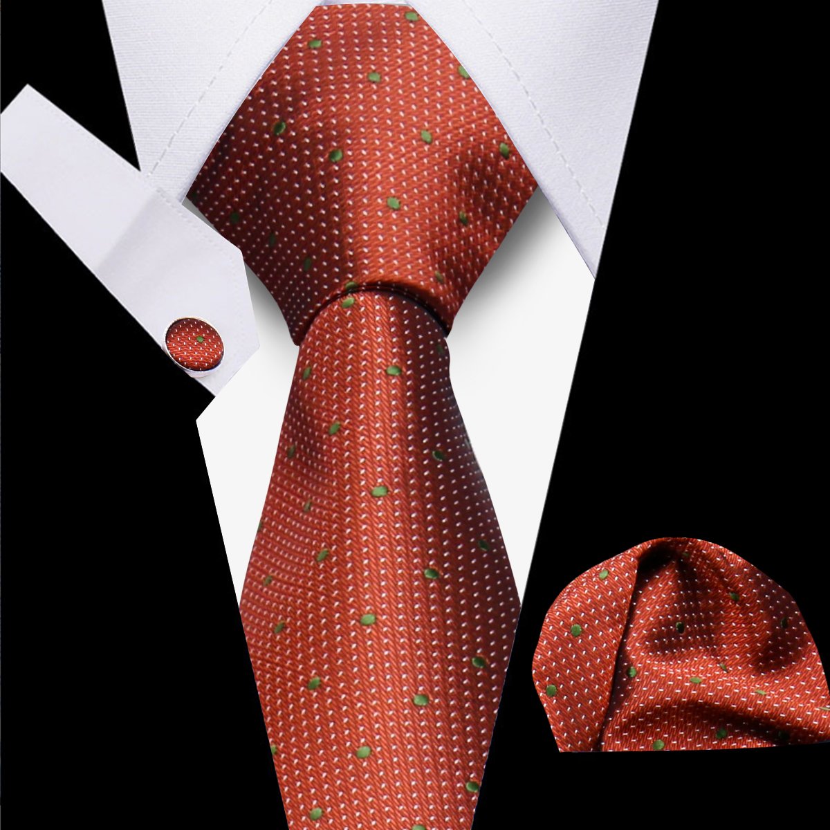 8cm Blue Plaid Paisley Dot 100% Silk Men Tie Business Formal Wedding Party Necktie Hanky Cufflinks Set Mens Ties Gift