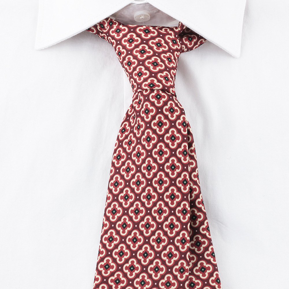 Custom Mens Print Pattern Print Neckties Cheap Polyester Ties for Men